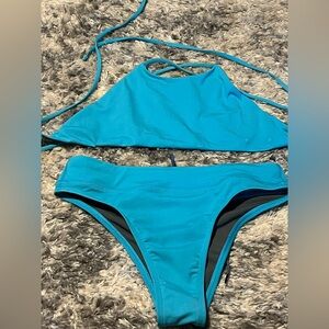 Jolyn light blue Jones top and Zoe bottoms